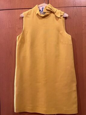 RED Valentino Yellow Sleeveless Dress
